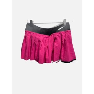 Nike Dri-FIT Tennis Skort Kids Medium Pink Pleated Athletic Activewear Skirt